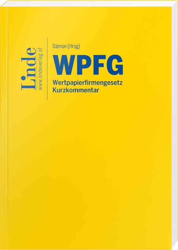 WPFG | Wertpapierfirmengesetz
