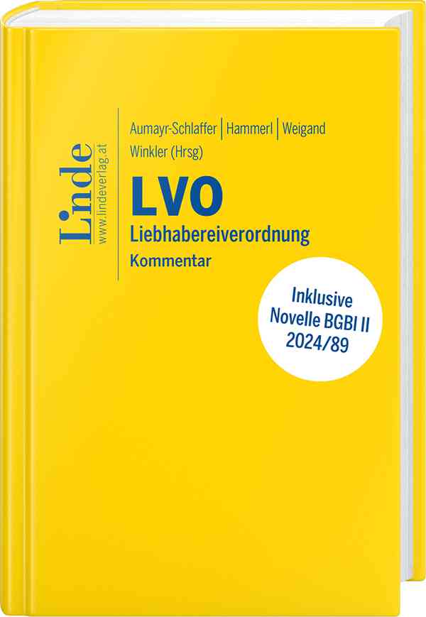 LVO | Liebhabereiverordnung 
