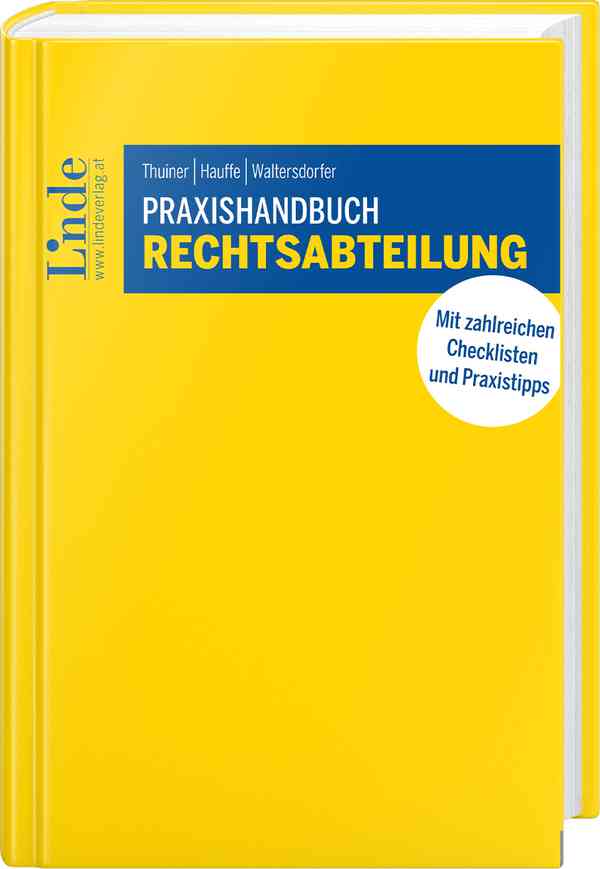 Praxishandbuch Rechtsabteilung