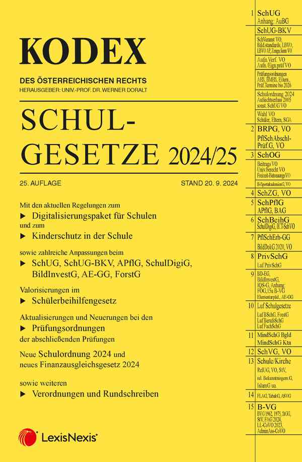 Kodex Schulgesetze 2024/25