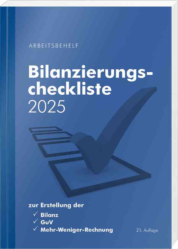 Bilanzierungscheckliste 2025