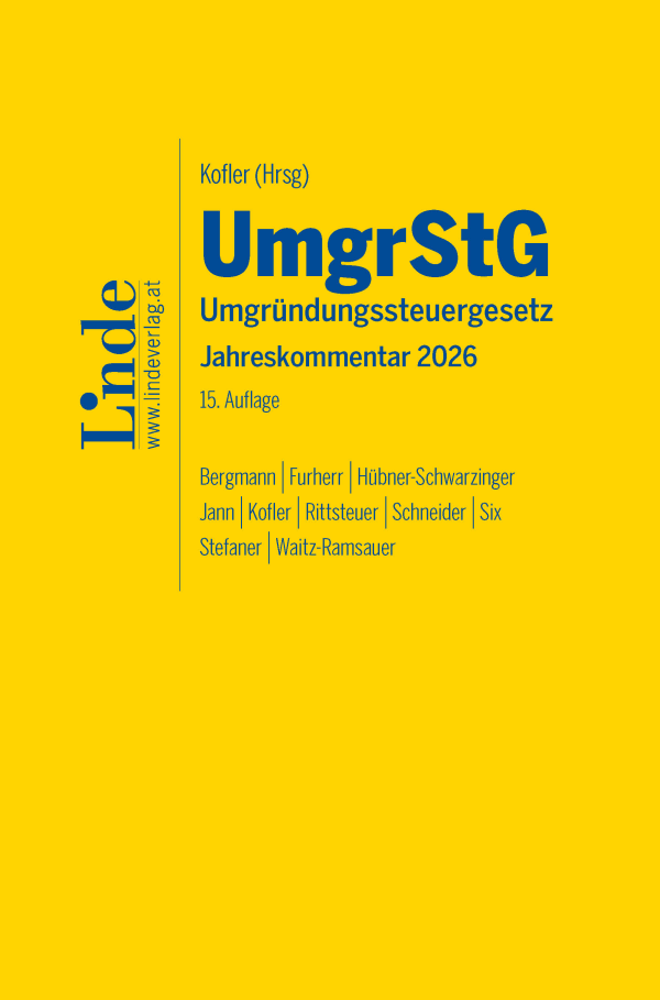 UmgrStG | Umgründungssteuergesetz 2026