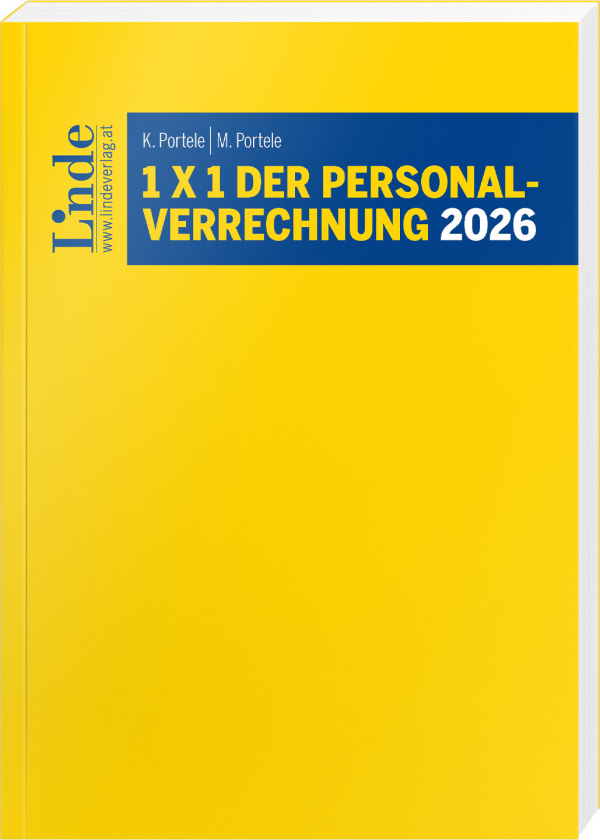1 x 1 der Personalverrechnung 2026