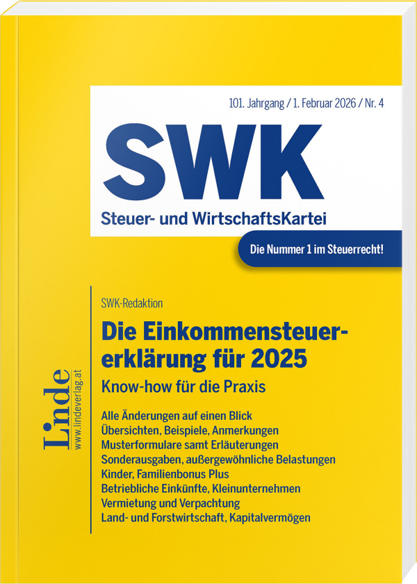 Die Steuererklärungen für 2025 | Band 1