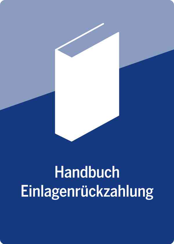 Handbuch Einlagenrückzahlung