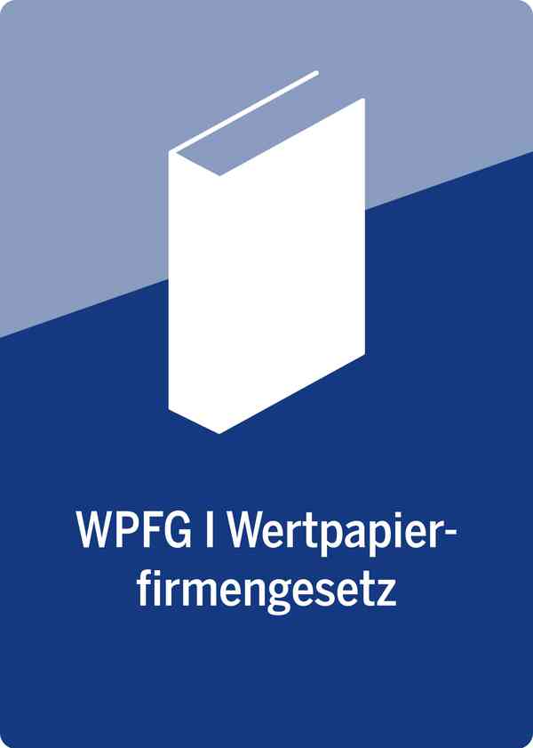 WPFG | Wertpapierfirmengesetz