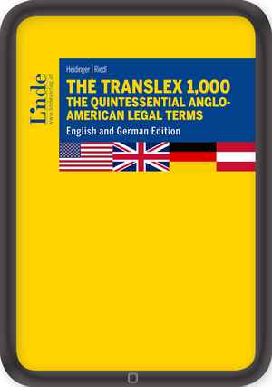 The Translex 1,000 – The Quintessential Anglo-American Legal Terms