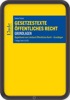 Gesetzestexte Öffentliches Recht - Grundlagen