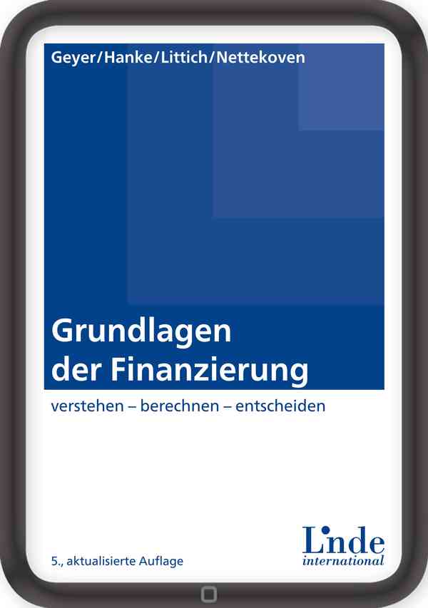 Grundlagen der Finanzierung