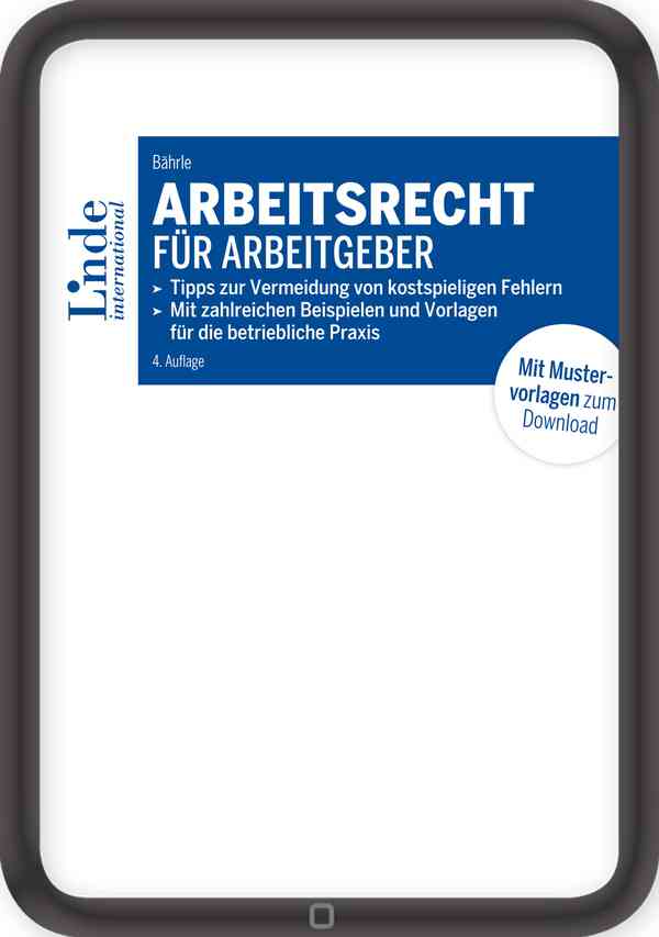 Arbeitsrecht für Arbeitgeber