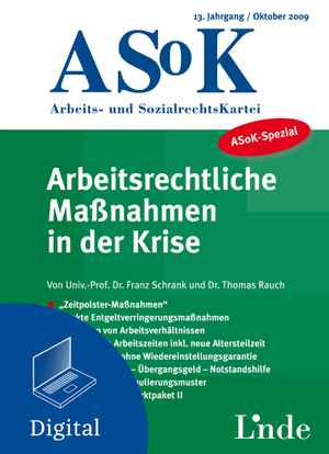 ASoK-Spezial Arbeitsrechtliche Maßnahmen in der Krise