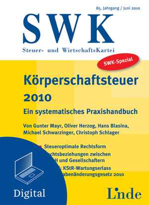 SWK-Spezial Körperschaftsteuer 2010