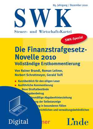 SWK-Spezial Finanzstrafgesetz-Novelle 2010