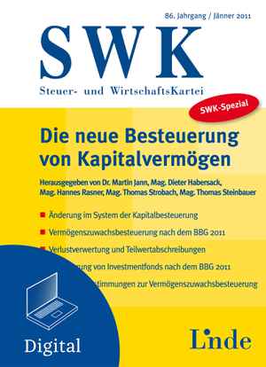 SWK-Spezial Die neue Besteuerung von Kapitalvermögen