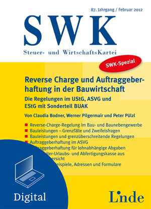 SWK-Spezial Reverse Charge u. Auftraggeberhaftung i.d. Bauwirtschaft