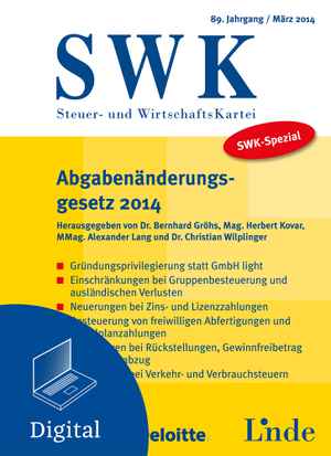 SWK-Spezial Abgabenänderungsgesetz 2014