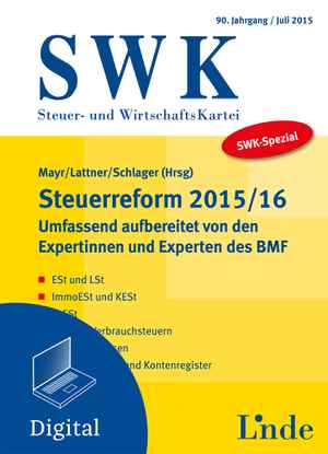SWK-Spezial Steuerreform 2015/16