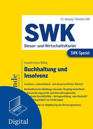 SWK-Spezial Buchhaltung und Insolvenz