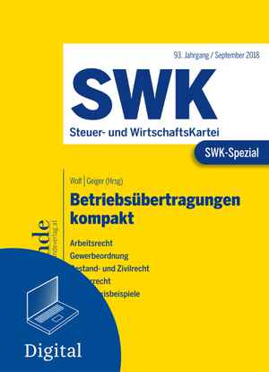 SWK-Spezial Betriebsübertragungen kompakt