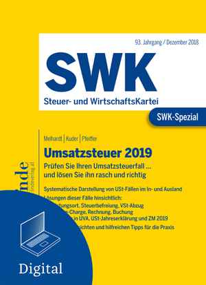 SWK-Spezial Umsatzsteuer 2019
