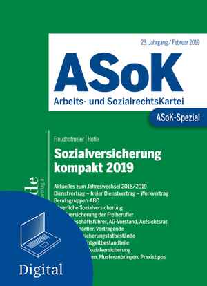 ASoK-Spezial Sozialversicherung kompakt 2019