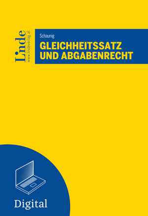 Gleichheitssatz und Abgabenrecht