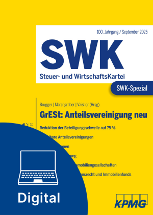 SWK-Spezial GrESt: Anteilsvereinigung neu