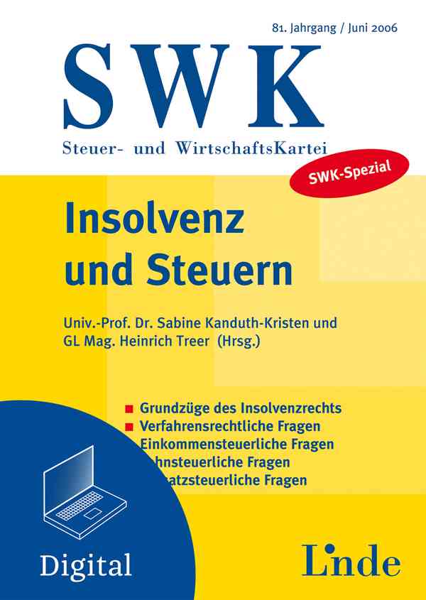 SWK-Spezial Insolvenz und Steuern