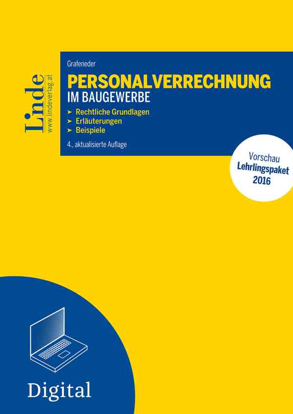 Personalverrechnung im Baugewerbe