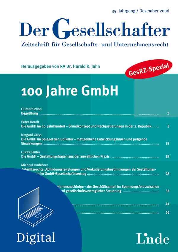 100 Jahre GmbH