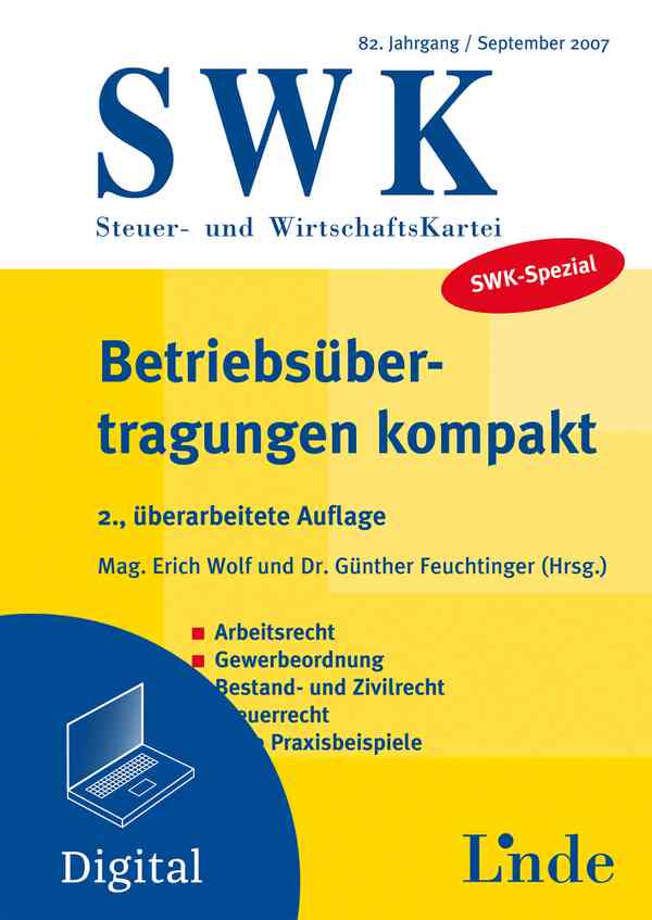 SWK-Spezial Betriebsübertragungen kompakt
