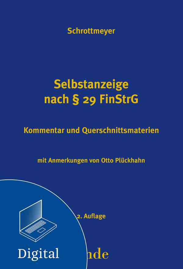 Selbstanzeige nach § 29 FinStrG