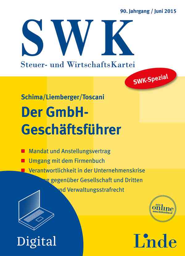 SWK-Spezial Der GmbH-Geschäftsführer