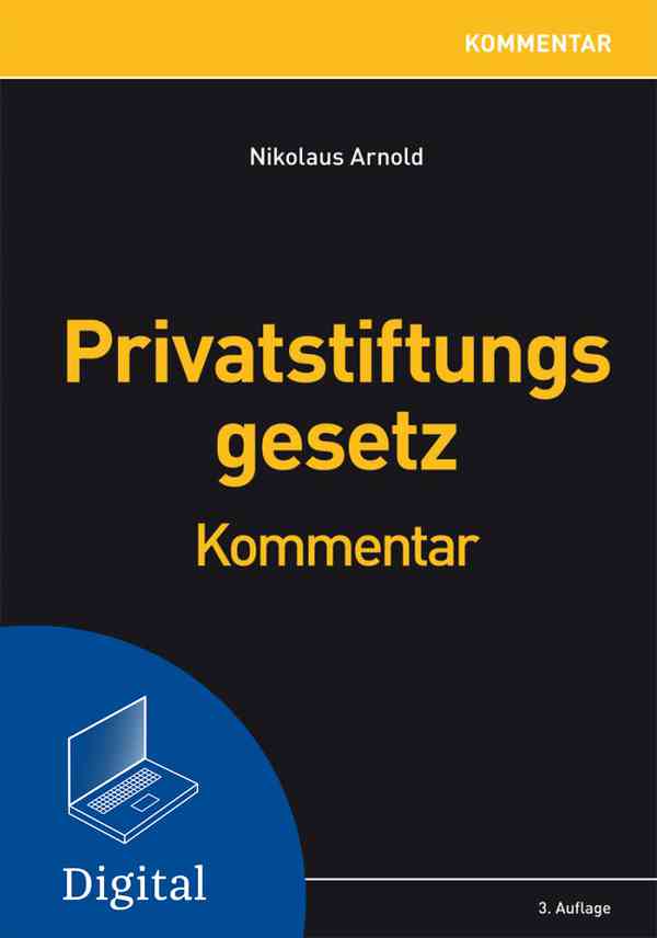 Privatstiftungsgesetz Kommentar