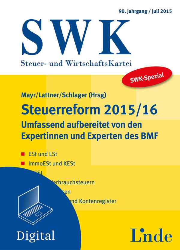SWK-Spezial Steuerreform 2015/16