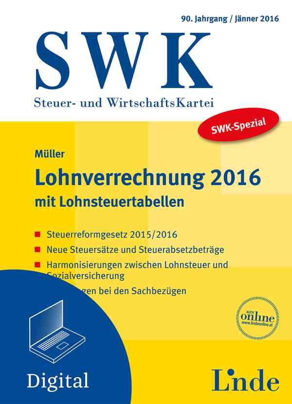 SWK-Spezial Lohnverrechnung 2016