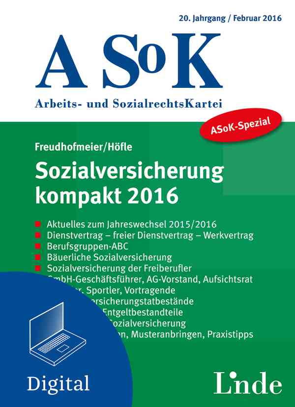 ASoK-Spezial Sozialversicherung kompakt 2016