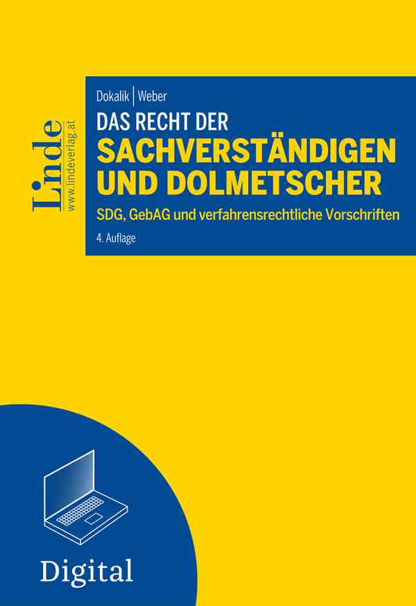Das Recht der Sachverständigen und Dolmetscher