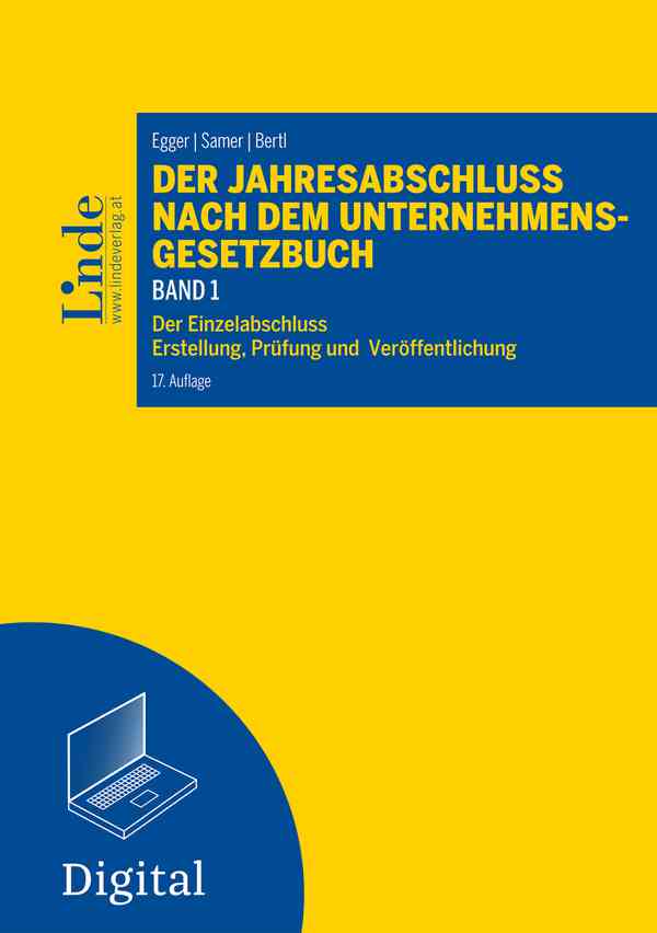 Der Jahresabschluss nach dem Unternehmensgesetzbuch, Band 1
