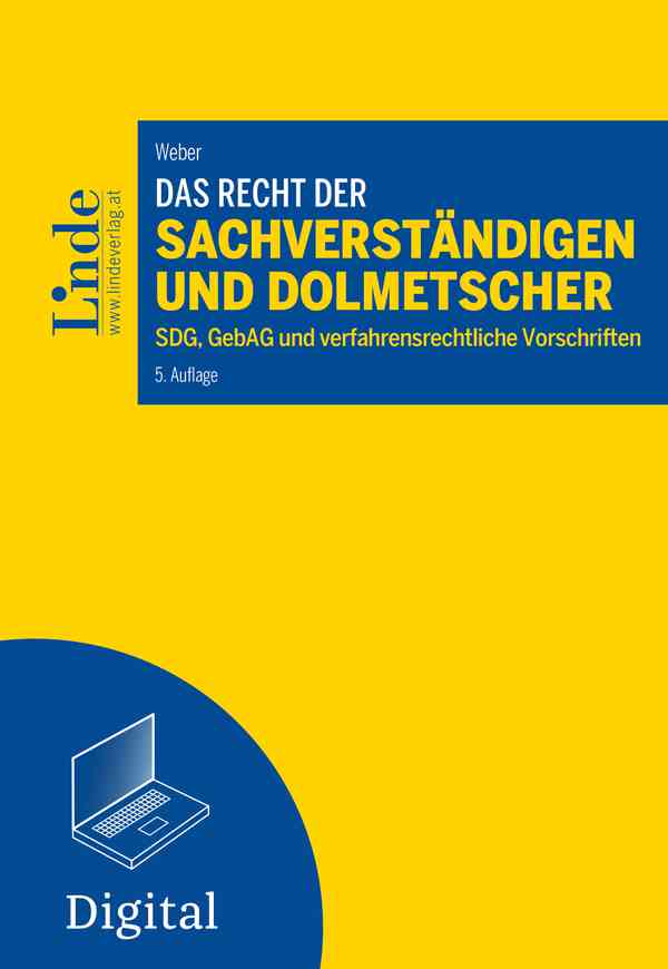 Das Recht der Sachverständigen und Dolmetscher