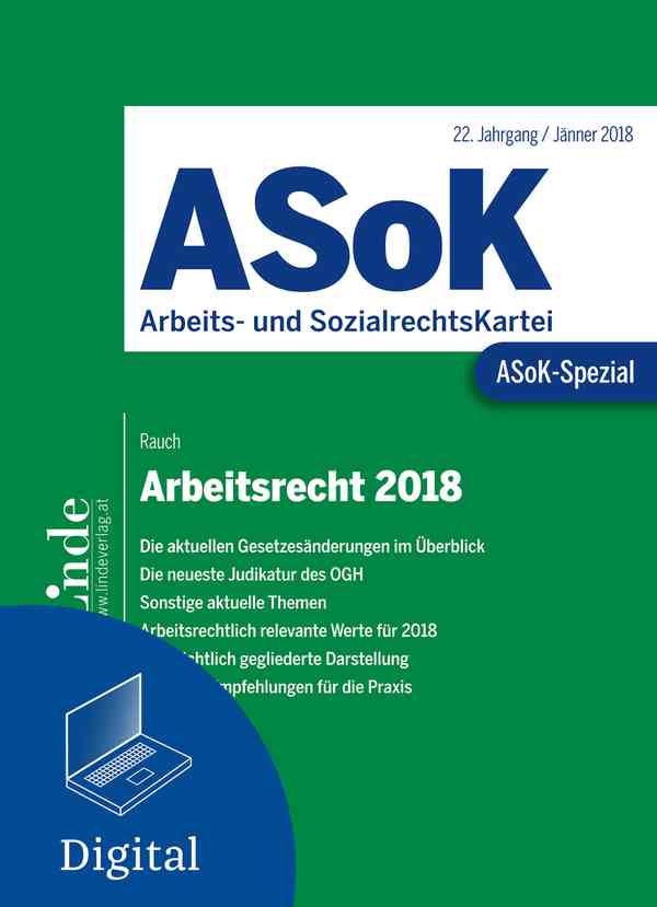 ASoK-Spezial Arbeitsrecht 2018