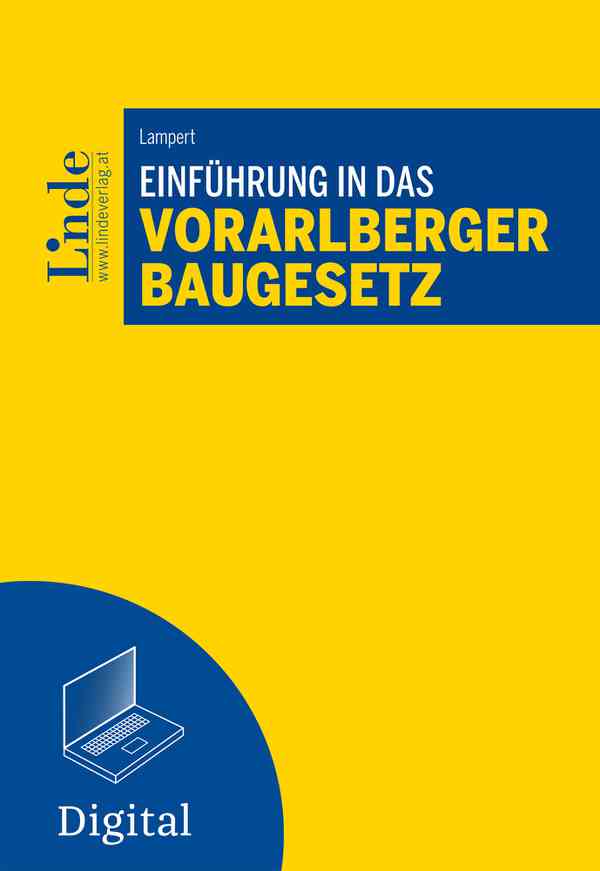 Einführung in das Vorarlberger Baugesetz