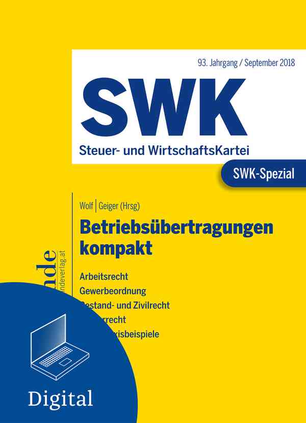 SWK-Spezial Betriebsübertragungen kompakt