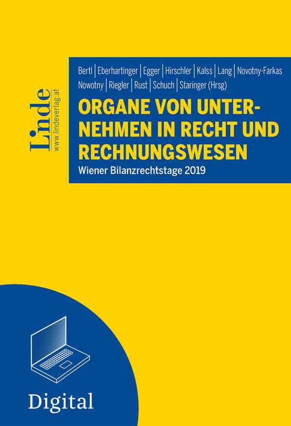 Organe von Unternehmen in Recht und Rechnungswesen