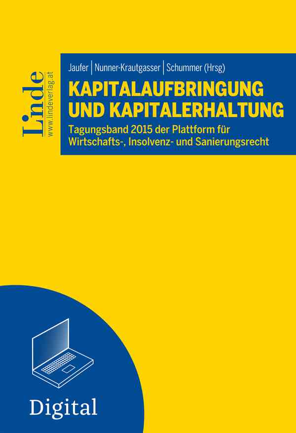 Kapitalaufbringung und Kapitalerhaltung