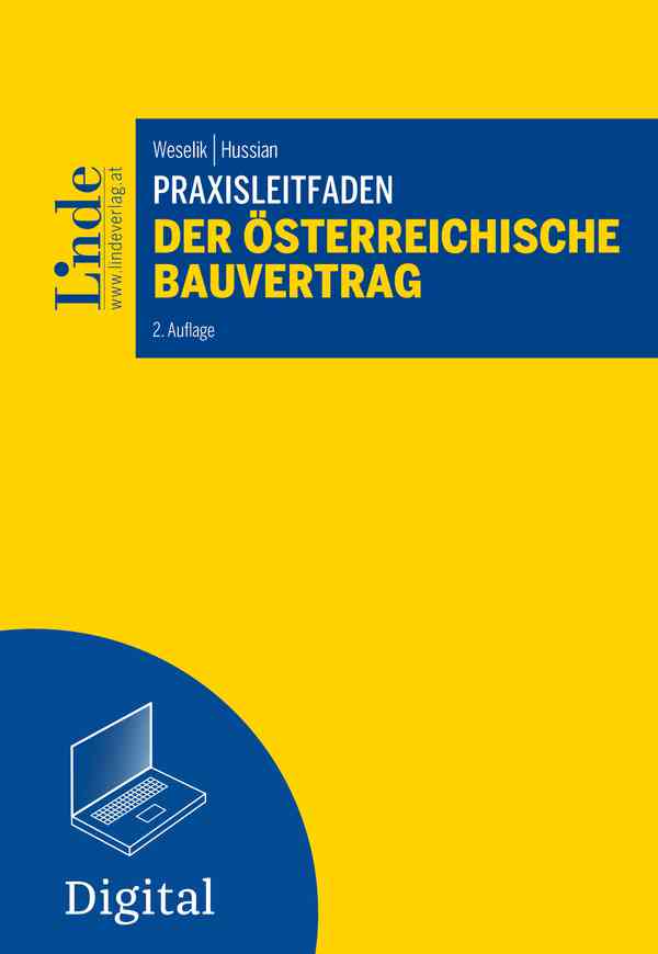Praxisleitfaden Der österreichische Bauvertrag