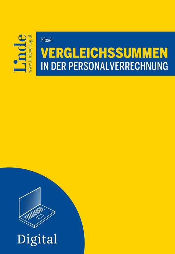 Vergleichssummen in der Personalverrechnung 