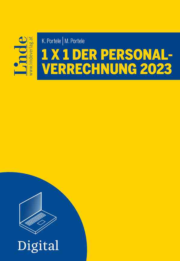 1 x 1 der Personalverrechnung 2023