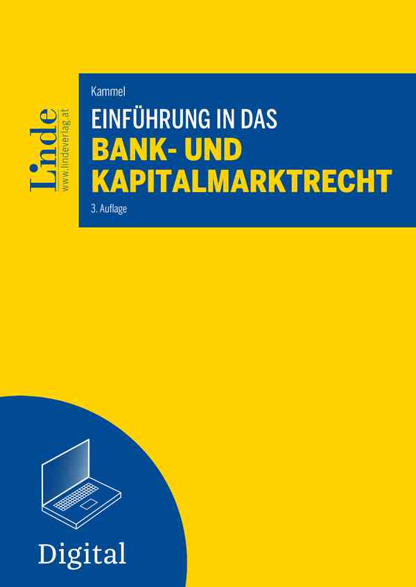 Einführung in das Bank- und Kapitalmarktrecht