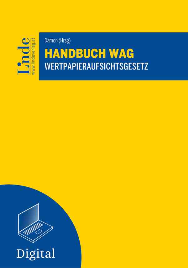 Handbuch WAG | Wertpapieraufsichtsgesetz